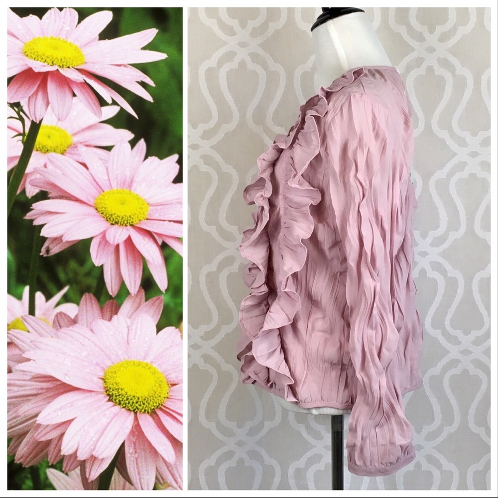 *CLEARANCE* Romantic Victorian Rose Ruffle Blouse - Picture 4 of 8